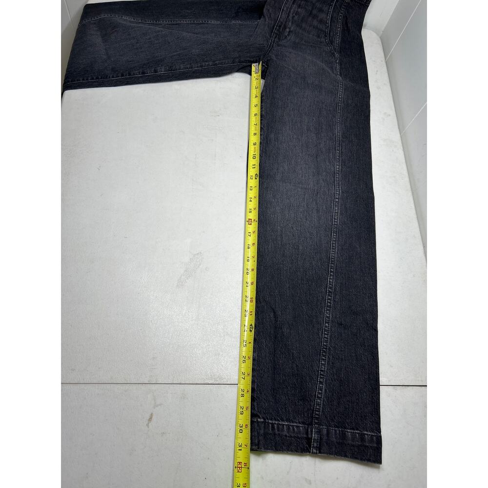Madewell Tapered Trouser Jeans in Black NWOT. Size 28 - Picture 10 of 10